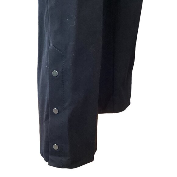 Isaac Mizrahi Live! 24/7 Stretch Pants with Snap Hem Sz 8 (31x30) Black #328C - Picture 8 of 10